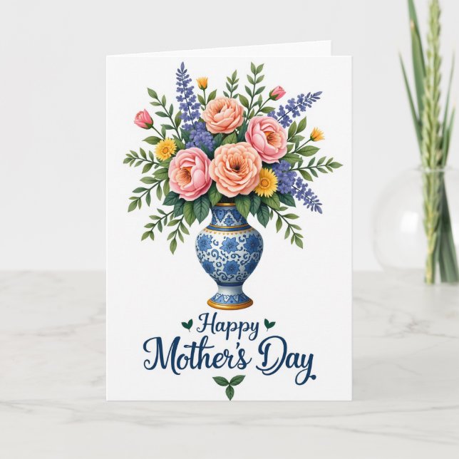 Floral Abundance Mothers Day Card (Front)