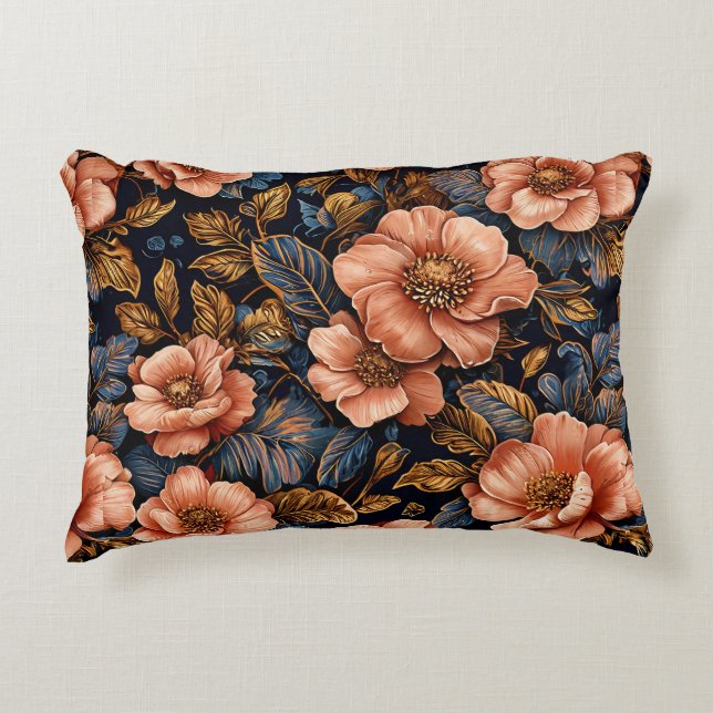 🌸 Floral Accent Decor For Sofa And Bedroom Gift  Pillow (Front)