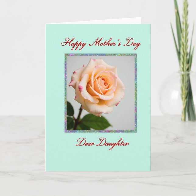 Floral Accent Mothers Love Card (Front)