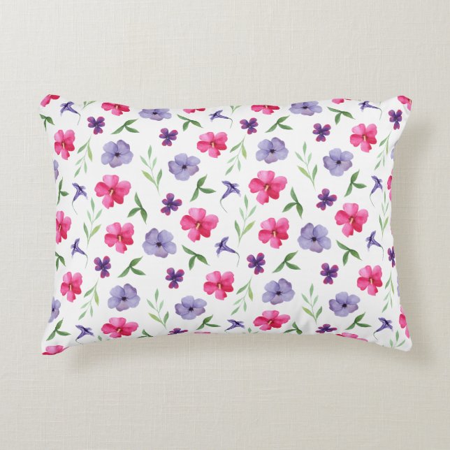 Floral Accent Pillow (Front)