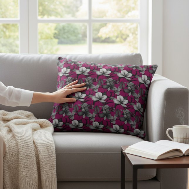 Floral Accent Pillow (Creator Uploaded)