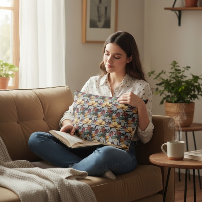 Floral Accent Pillow (Creator Uploaded)
