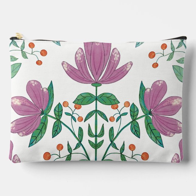Floral Accessory Pouch (Front)