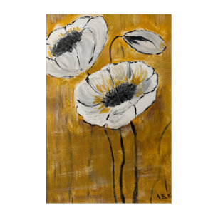 Floral Acrylic Wall Art