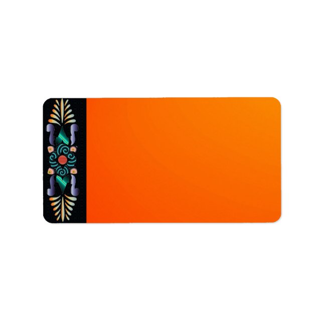 Floral Address Label (Front)