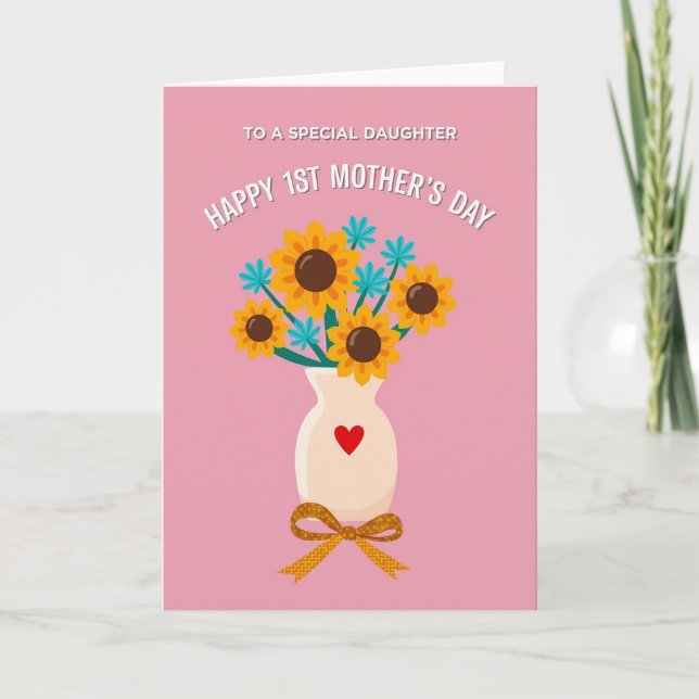 Floral Affection Mothers Day Card (Front)