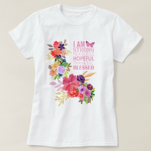 Floral Affirmation T_Shirt