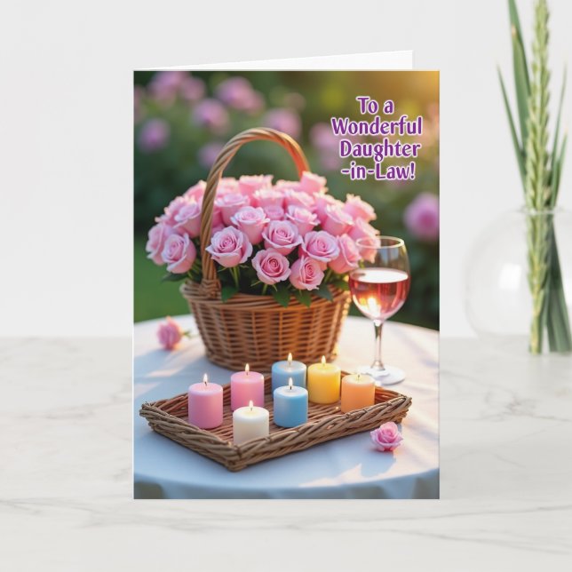 Floral Afternoon Mothers Day Card (Front)