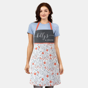 Floral All-Over Print Apron
