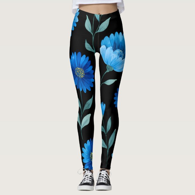 Floral All-Over Print Leggings (Front)