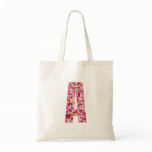 Floral Alphabet Letter A