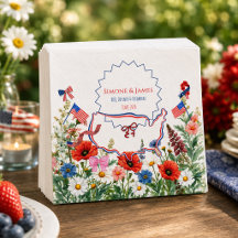 Floral Americana Garden Party Patriotic