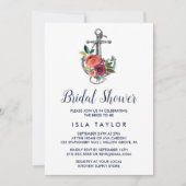 Floral Anchor | Autumn Bridal Shower Invitation (Front)