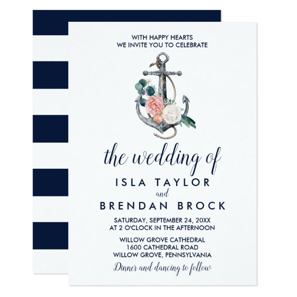 256065390967115842 Floral Anchor | Summer The Wedding Of Invitation