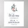 Floral Anchor | Summer Wedding Welcome Poster