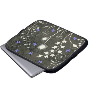 Floral and Butterfly Laptop Sleeve
