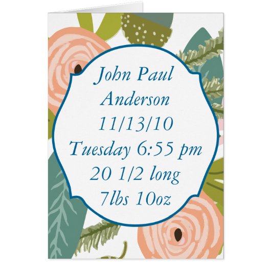 Floral and Fauna Cards (Front)