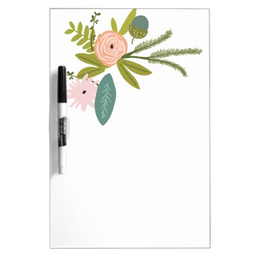 Floral and Fauna Dry_Erase Board