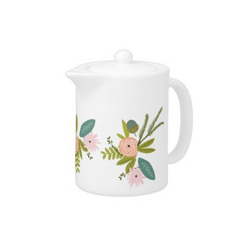 Floral and Fauna Teapot