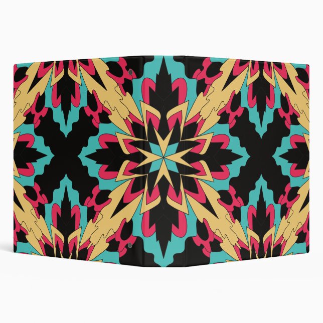 Floral And Glamour Seamless Fashion Cute     3 Ring Binder (Background)