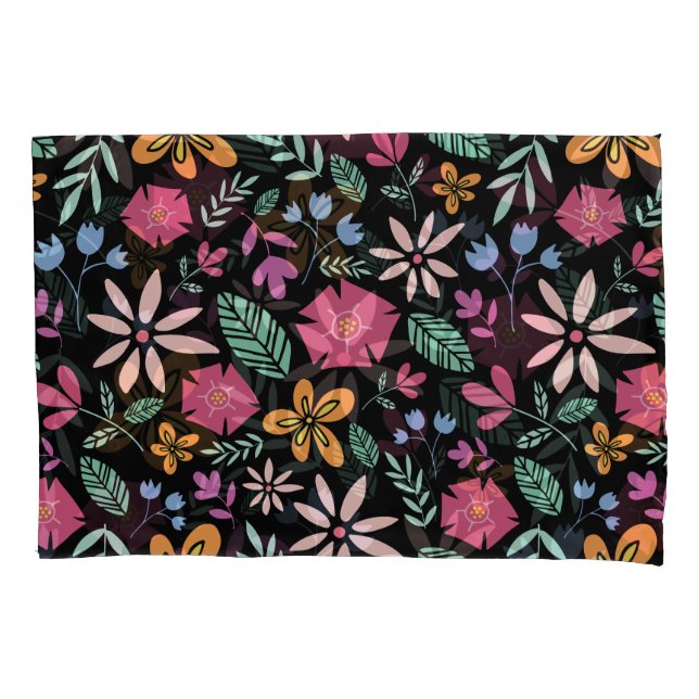 Floral And Glamour Seamless Pattern Natural  Pillow Case (Front-Left)