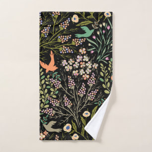 Floral And Glamour Seamless Pattern Summer Color   Hand Towel