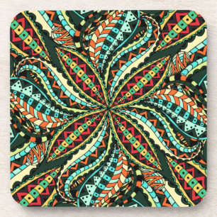 Floral And Glamour Seamless Stylish Beverage Coaster