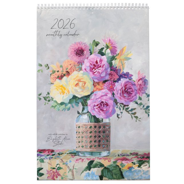 Floral and still life paintings 2026 calendar (Cover)