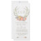 FLORAL ANTLERS | RUSTIC WEDDING INVITATION