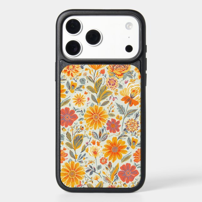 Floral - Apple Iphone 17 Pro Max Case (Back)