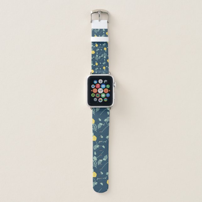 Floral Apple Watch Band (Front)