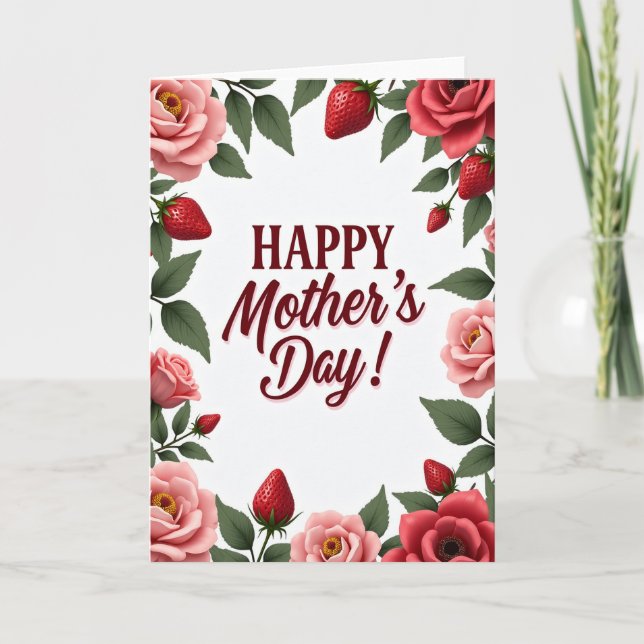 Floral Appreciation Message Card (Front)