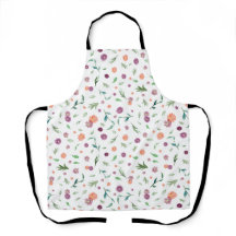 Floral Apron – Cute Birthday Gift for Mom or Her