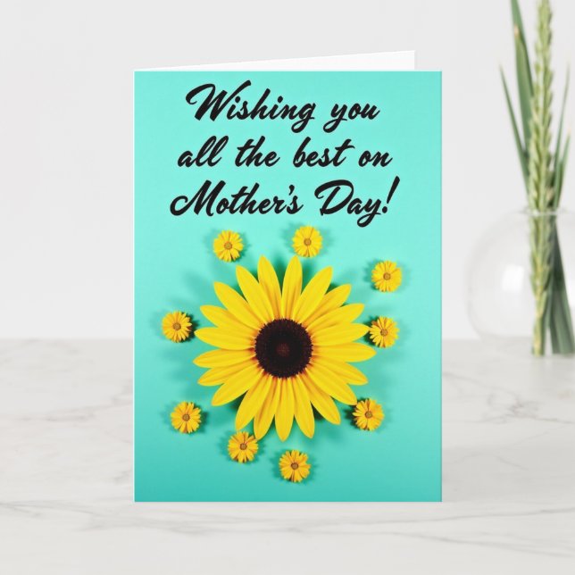 Floral Arc Mothers Day Card (Front)