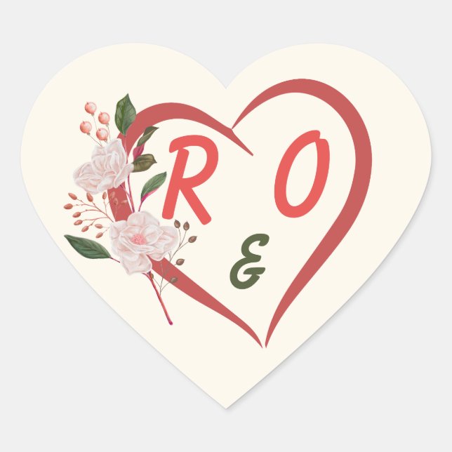 Floral Arch Editable Wedding Invitation Sticker (Front)