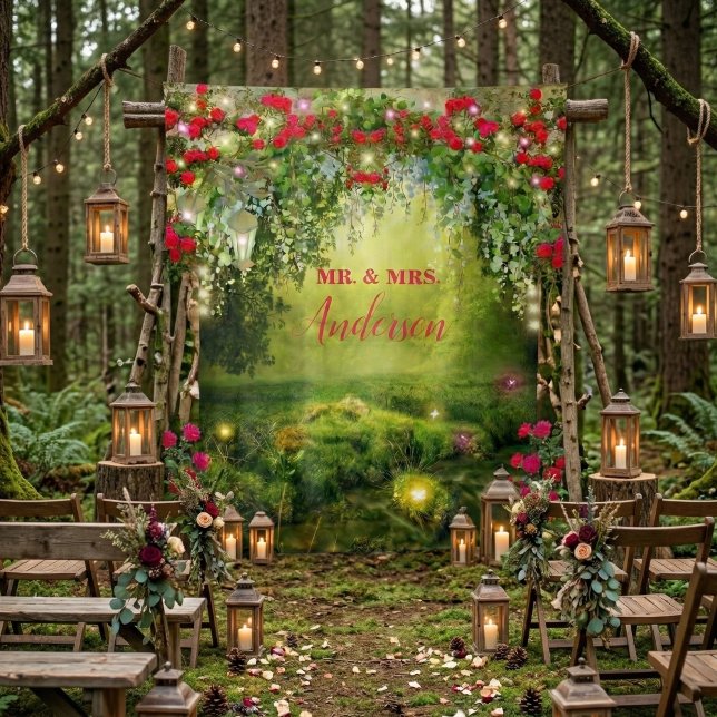 Floral Arch Enchanted Garden Wedding Backdrop (Creator Uploaded)