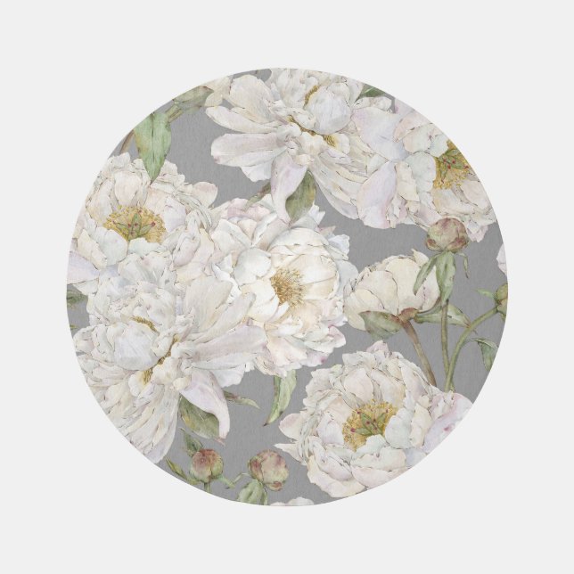 Floral Area Rug – Timeless Elegance & Romantic (Front)