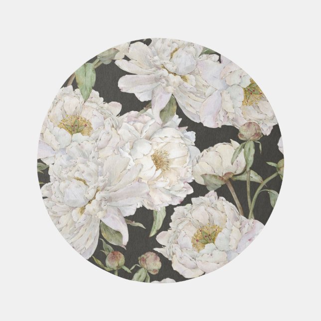 Floral Area Rug – Timeless Elegance & Romantic (Front)