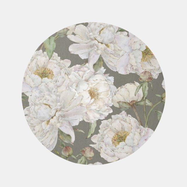 Floral Area Rug – Timeless Elegance & Romantic (Front)