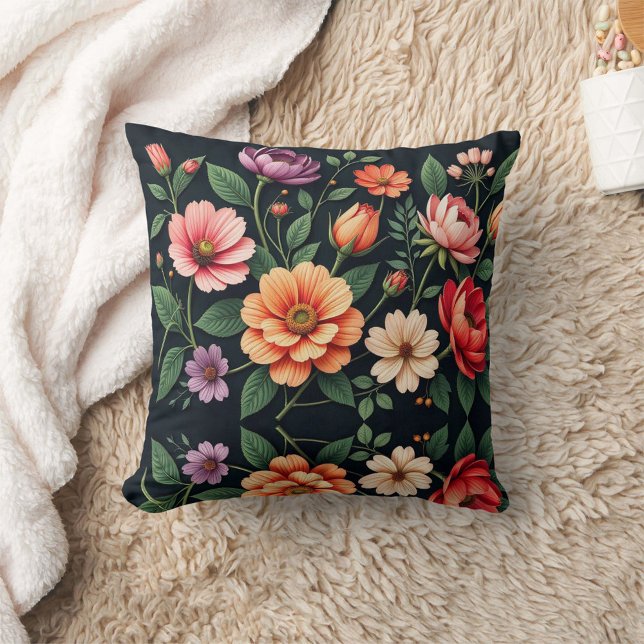 Floral Arrangement  Throw Pillow (Creator Uploaded)