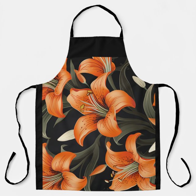 FLORAL ART #1 APRON (Front)