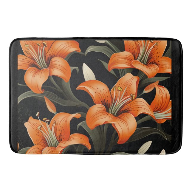 FLORAL ART #1 BATH MAT (Front)