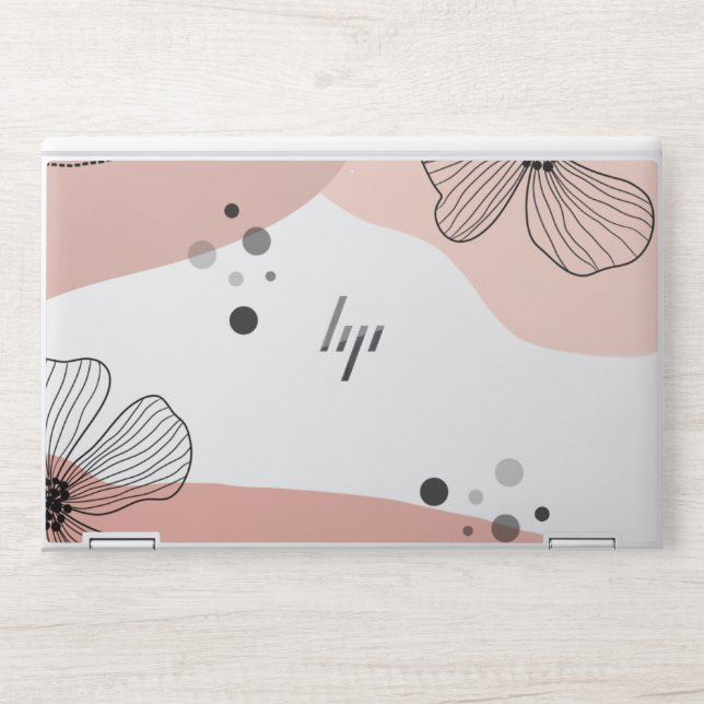Floral Art Aattern Design Abstract HP Laptop Skin (Front)
