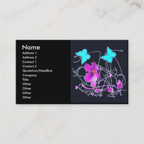 Floral Art Business Cards