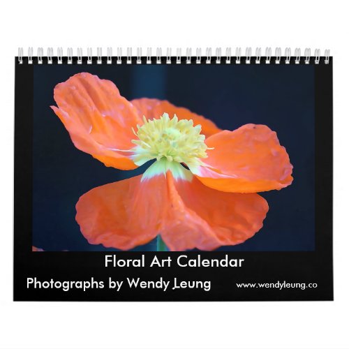 Floral Art Calendar
