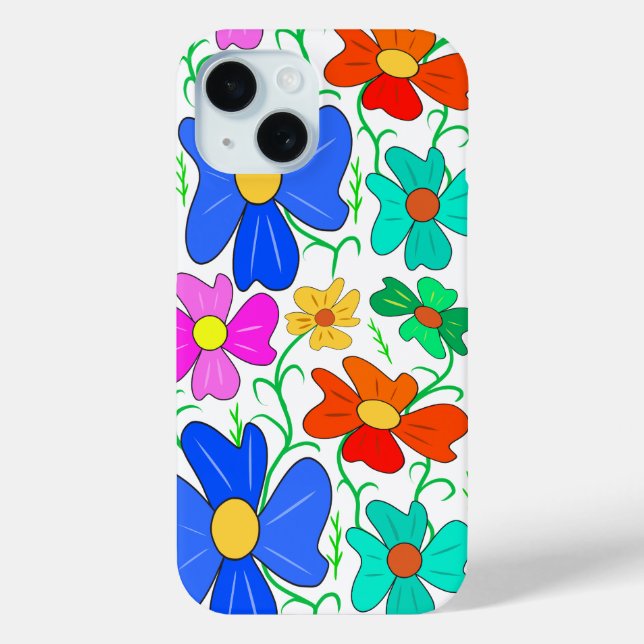 Floral art Case-Mate iPhone case (Back)