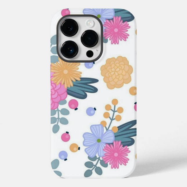 Floral art Case-Mate iPhone case (Back)
