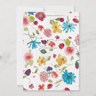 Floral Art Invitation