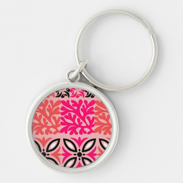 Floral art keychain (Front)
