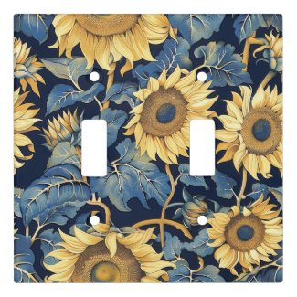 Floral Art Nouveau Sunflowers